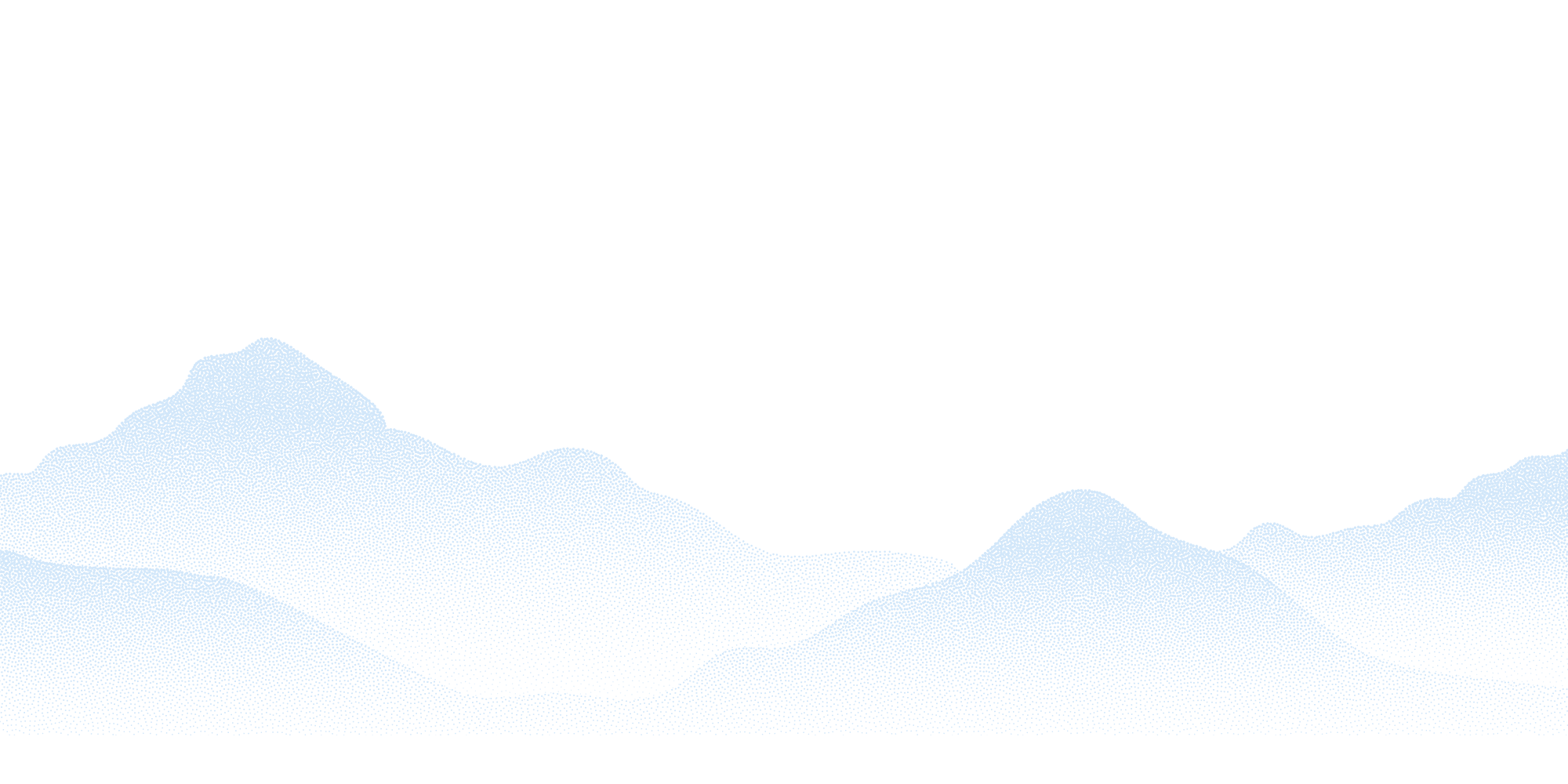 mountainous landscape with blue dotted texture