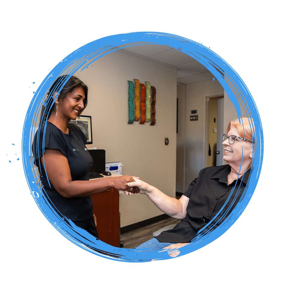 doctor shaking Patient hand